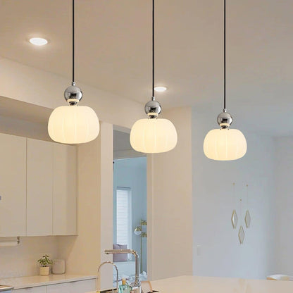 Modern Pumpkin Pendant Light