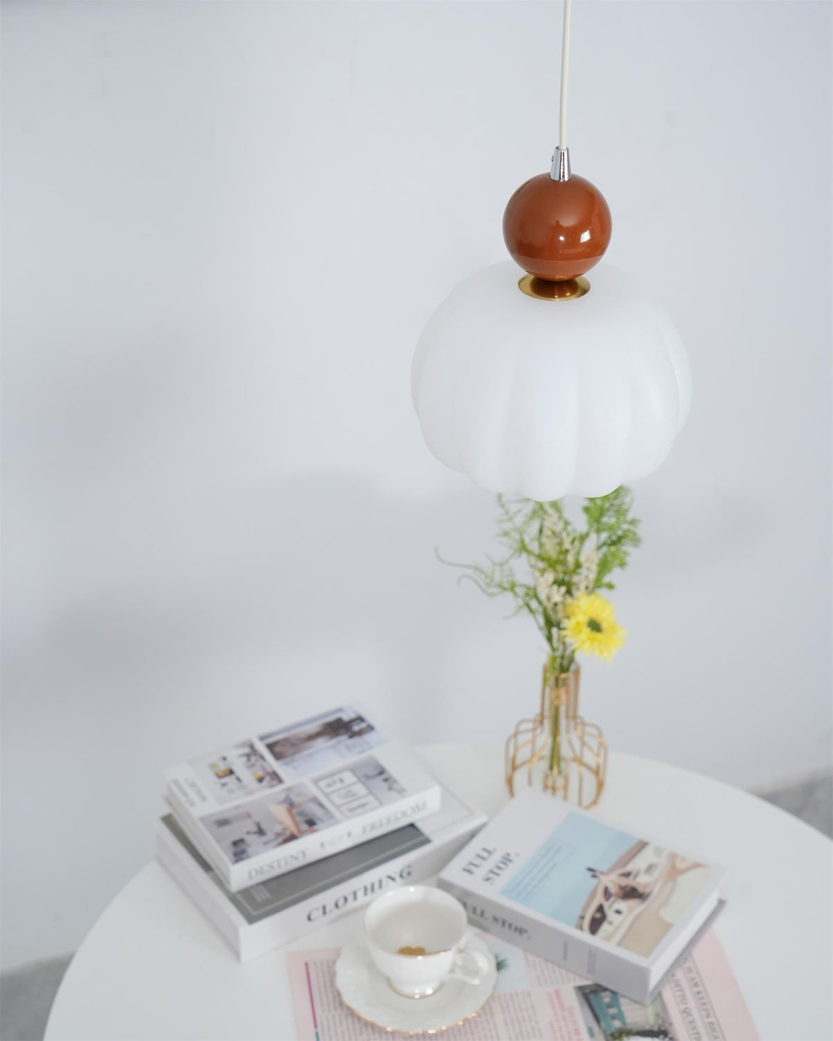 Modern Pumpkin Pendant Light