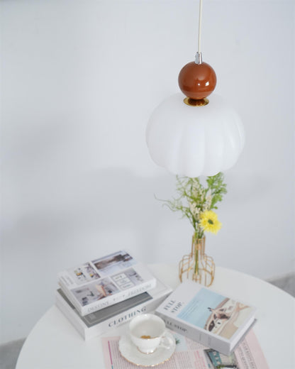 Modern Pumpkin Pendant Light