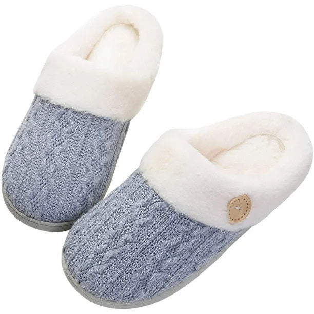 Cozy House Slippers for Cold Weather with Anti-Slip Sole