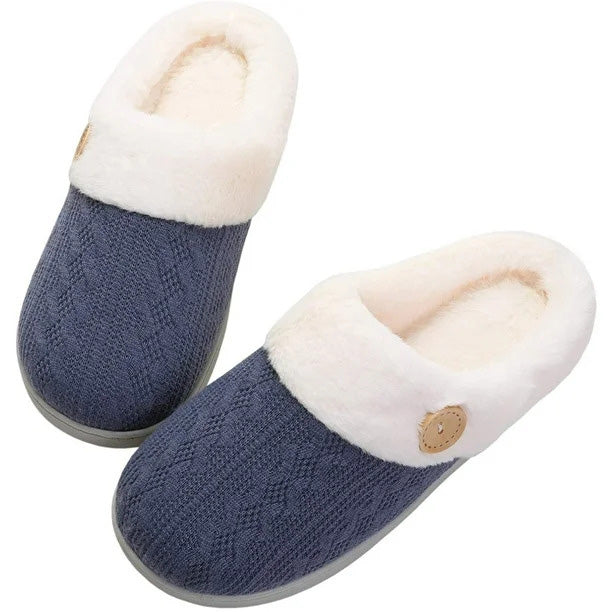 Cozy House Slippers for Cold Weather with Anti-Slip Sole