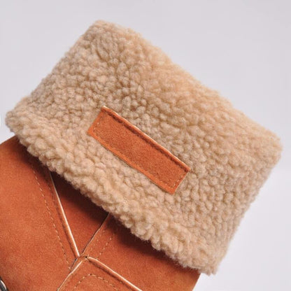 Warm Snow Boots with Faux Fur Lining - Stylish and Comfortable