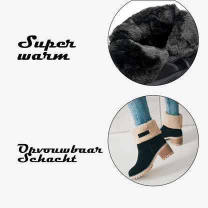 Warm Snow Boots with Faux Fur Lining - Stylish and Comfortable