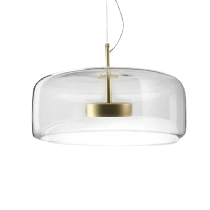 Retro pendant light with amber glow for cozy spaces