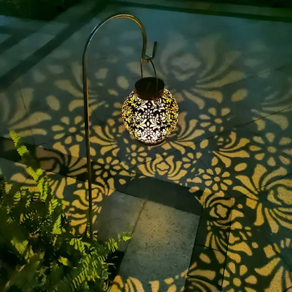 Waterproof LED Solar Garden Hanging Lamp - RadiantGlow