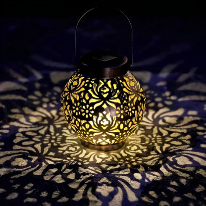 Waterproof LED Solar Garden Hanging Lamp - RadiantGlow