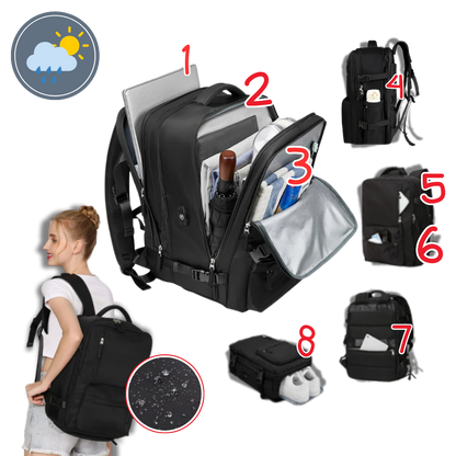 Waterproof Travel Backpack with USB