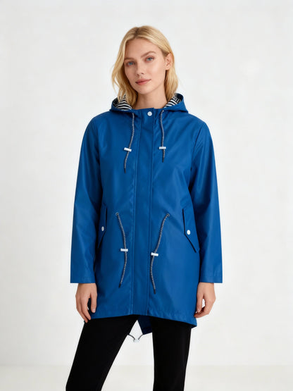 Waterproof Hooded Transitional Coat