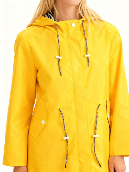 Waterproof Hooded Transitional Coat