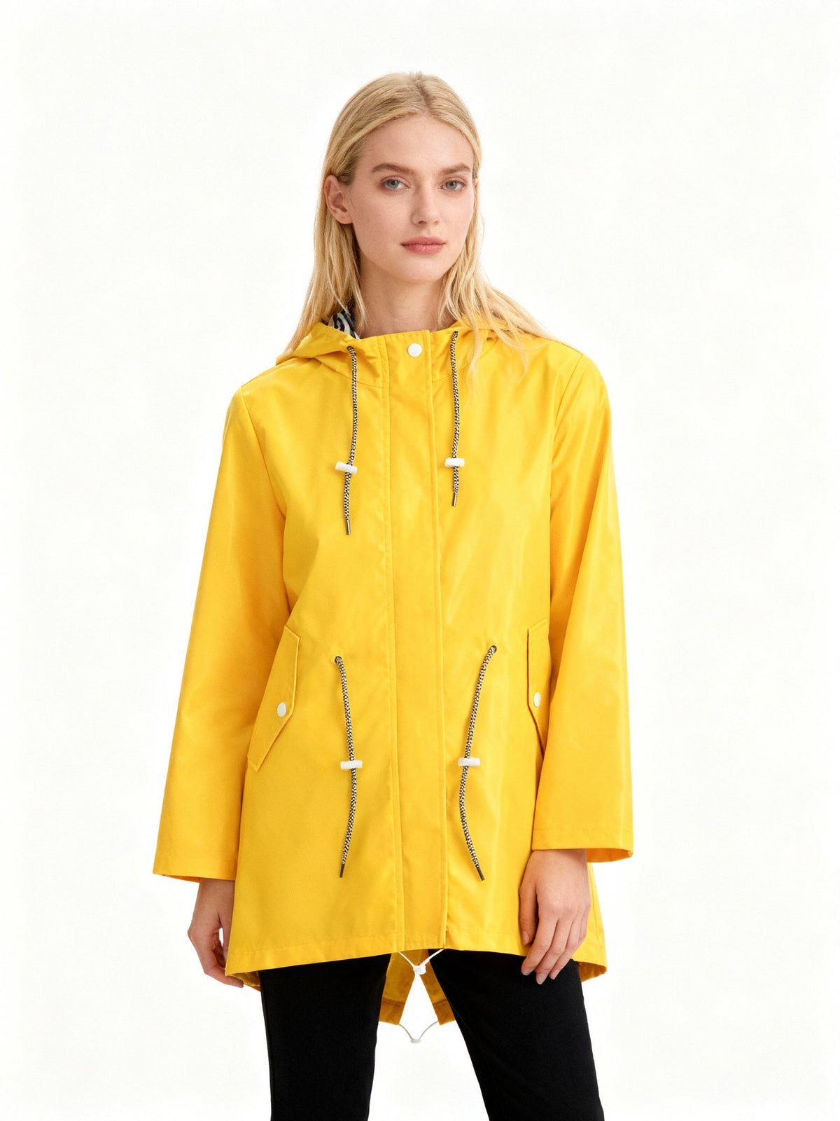 Waterproof Hooded Transitional Coat