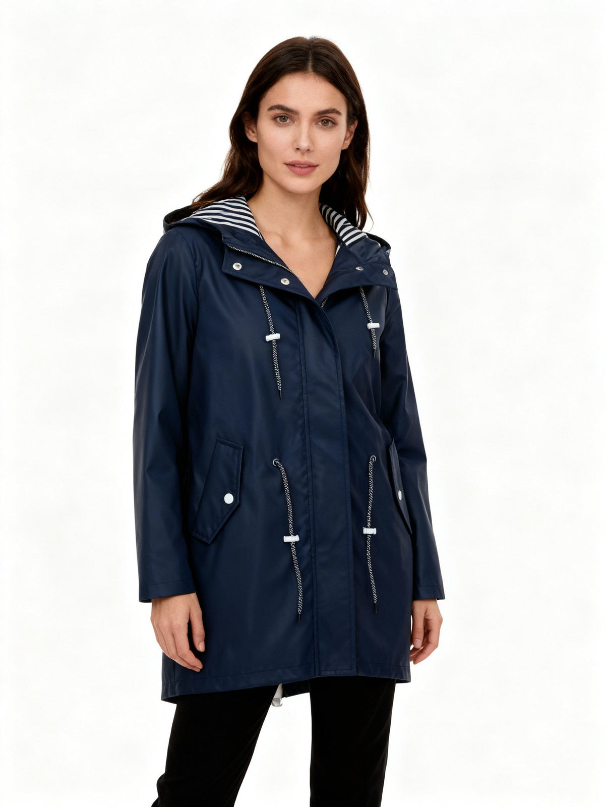 Waterproof Hooded Transitional Coat
