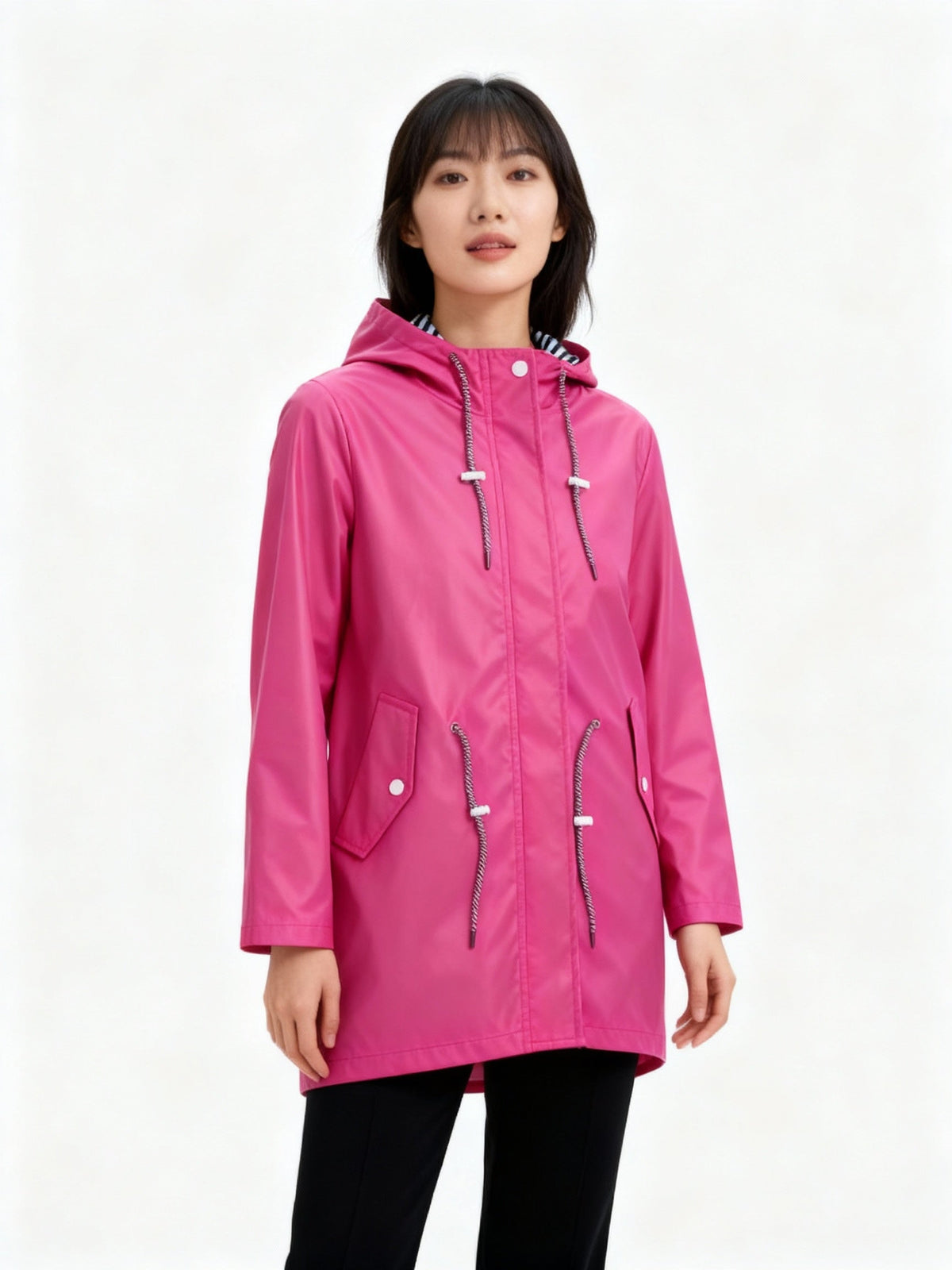 Waterproof Hooded Transitional Coat