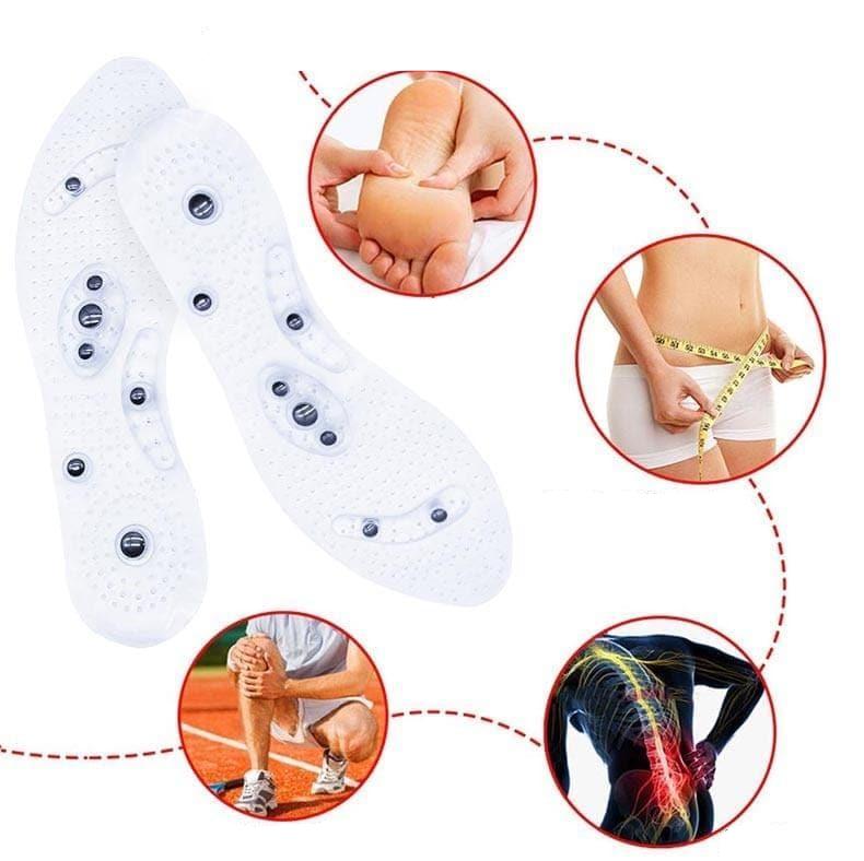 Magnetic Foot Massage Insoles for Weight Loss Aid