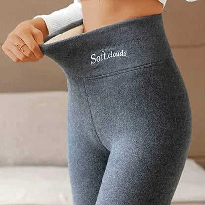 Cozy Velvet Fleece Leggings: Thermal Elegance