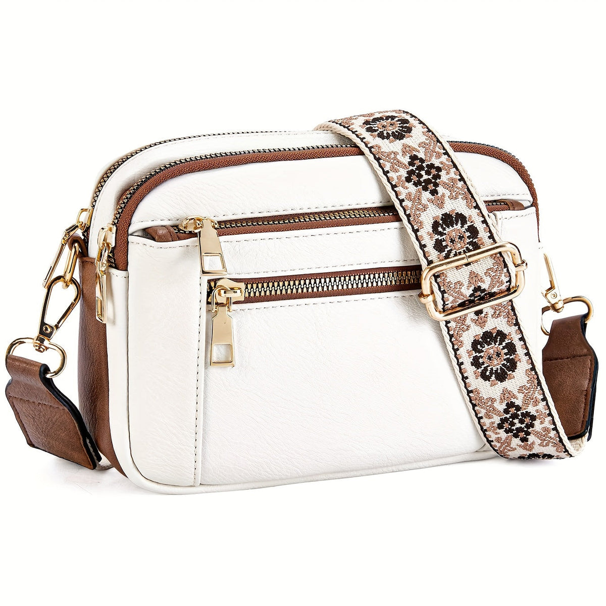 Women's Crossbody Bag Boho-Chic Vegan Leather