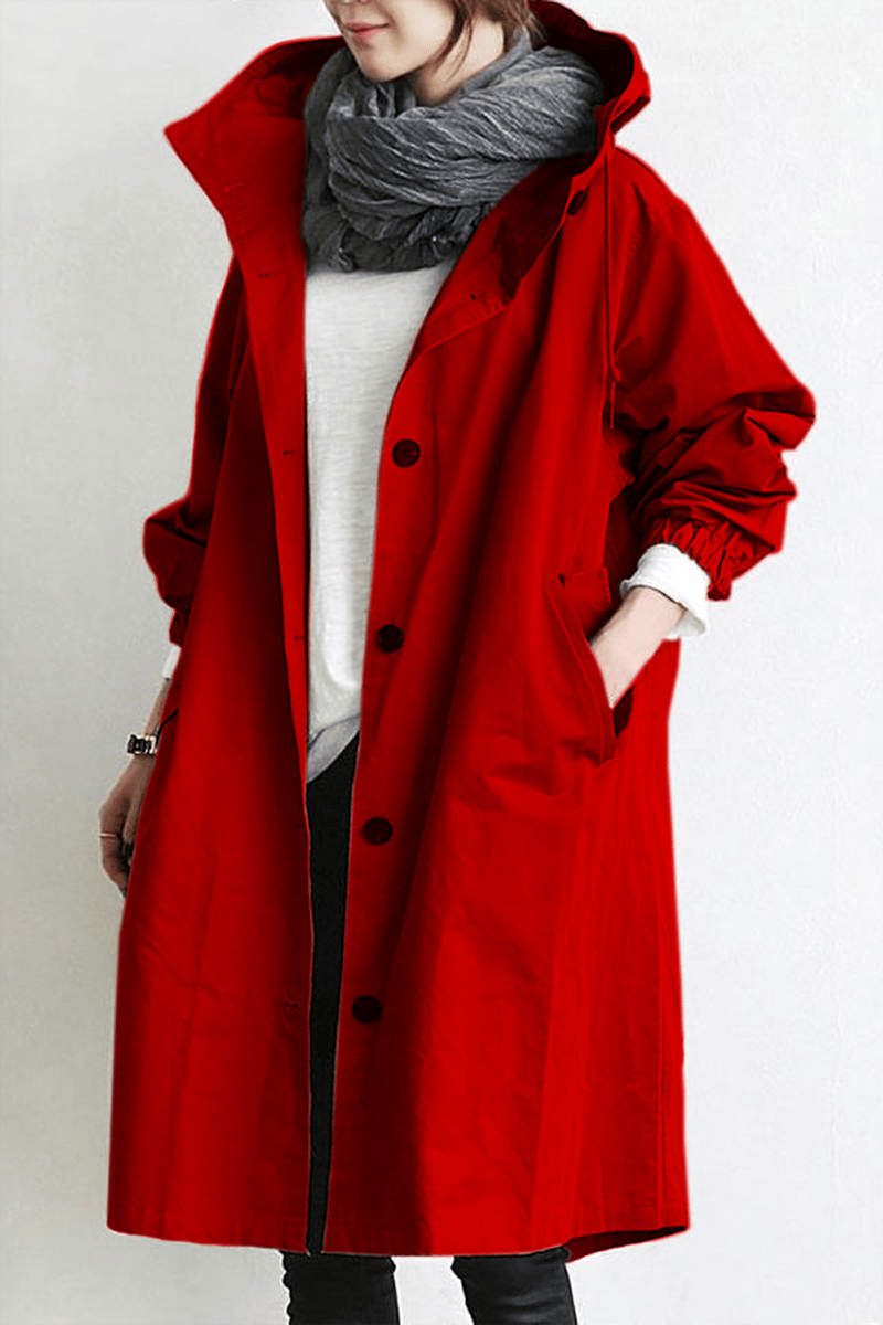Everyday Hooded Trench Jacket