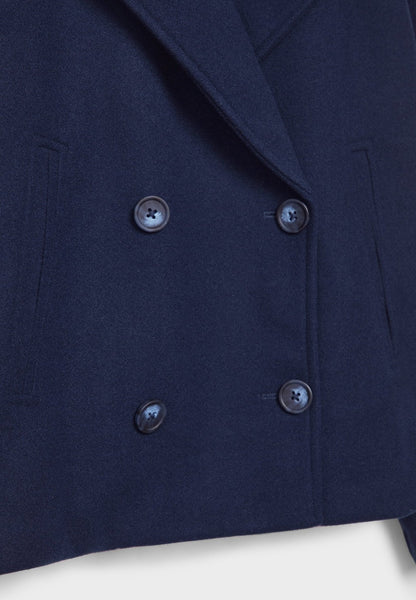 Chic Cropped Double-Breasted Jacket