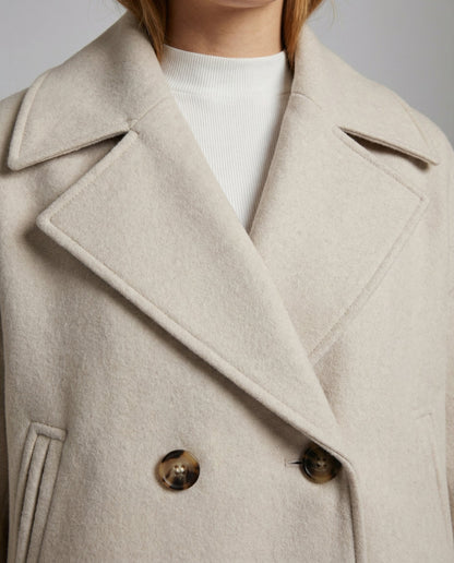 Chic Cropped Double-Breasted Jacket