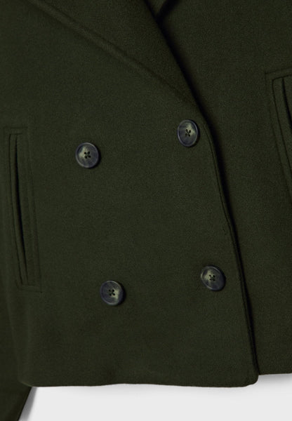 Chic Cropped Double-Breasted Jacket