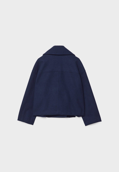 Chic Cropped Double-Breasted Jacket
