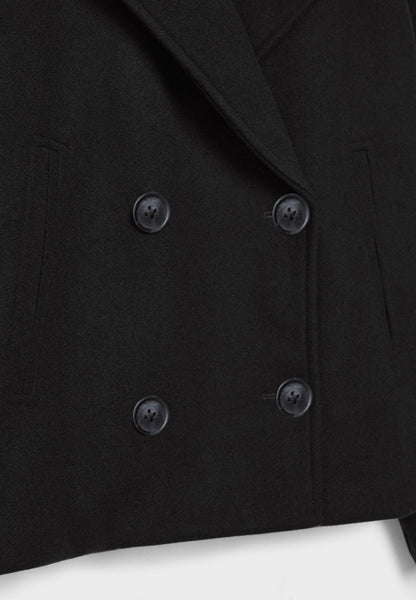 Chic Cropped Double-Breasted Jacket