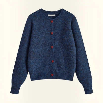 Women's Long Sleeve Button-Up Cardigan