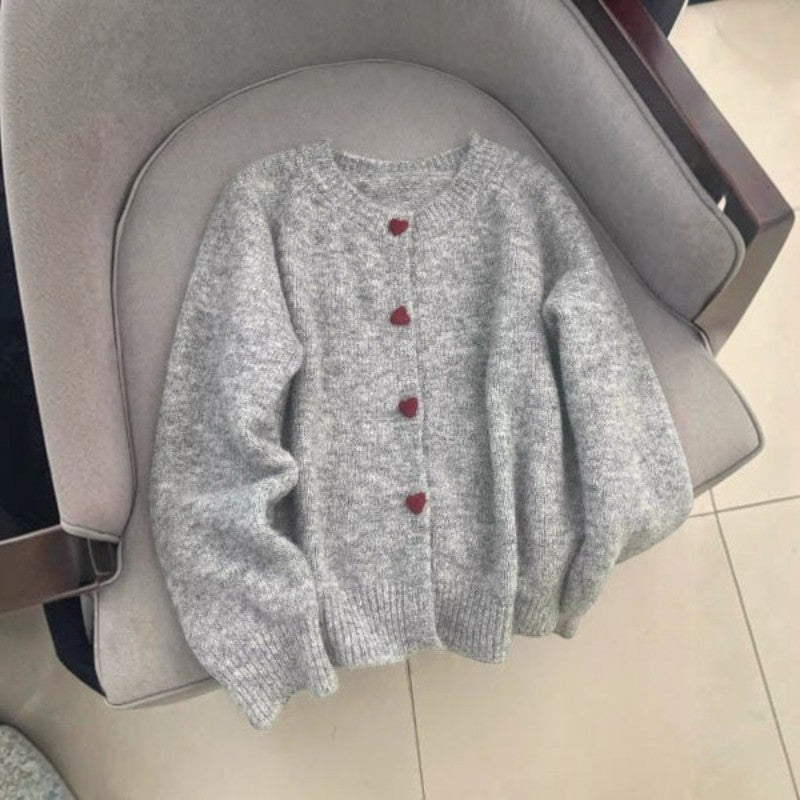 Women's Long Sleeve Button-Up Cardigan