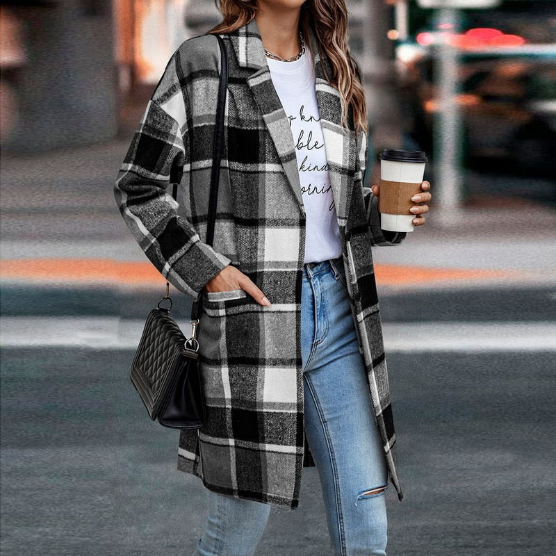 Women's Plaid Jacket