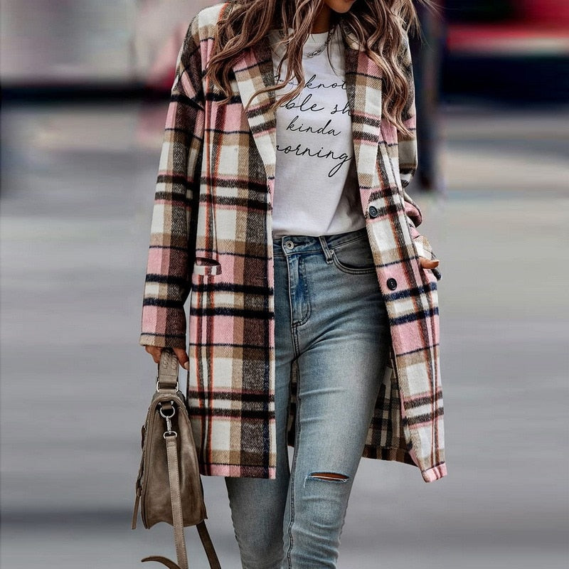 Women's Plaid Jacket