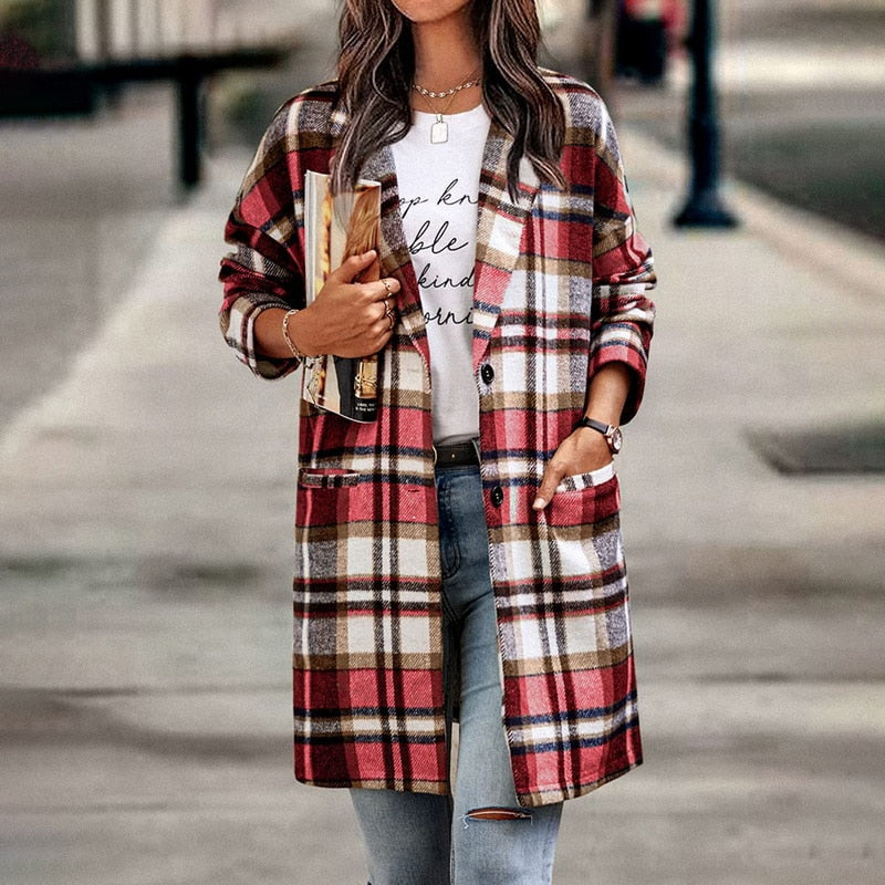 Women's Plaid Jacket