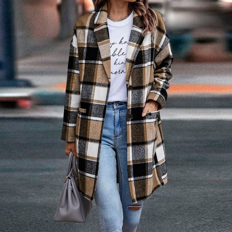 Women's Plaid Jacket