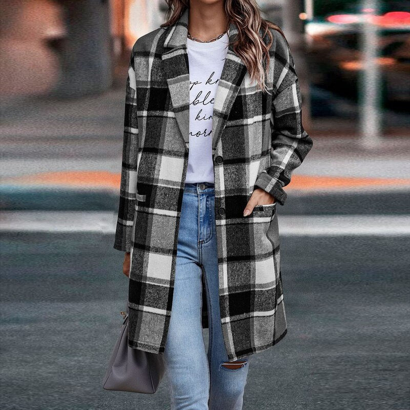 Women's Plaid Jacket
