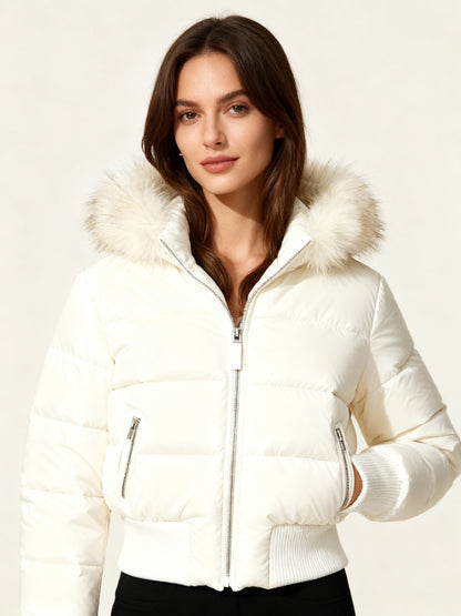 Cozy Quilted Hooded Winter Jacket