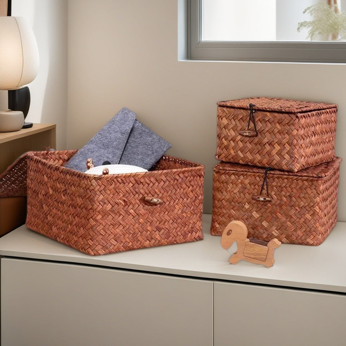 Women's Storage Box with Lid - Spacious Design