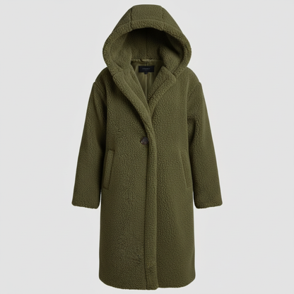 Cozy Hooded Longline Coat