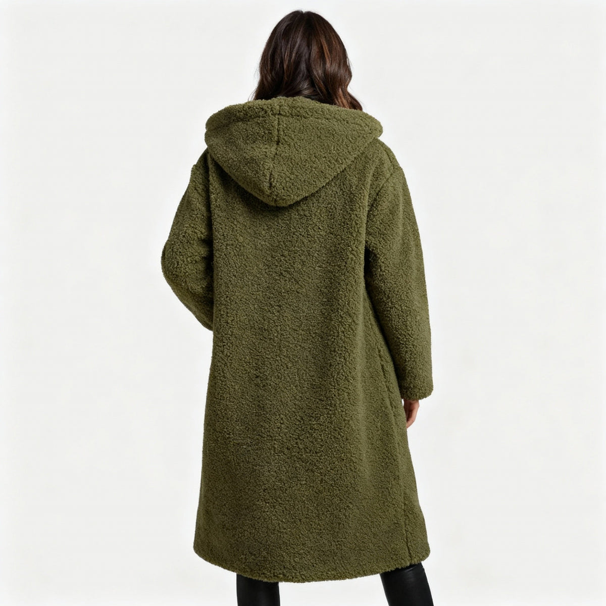 Cozy Hooded Longline Coat