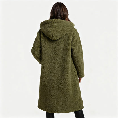 Cozy Hooded Longline Coat