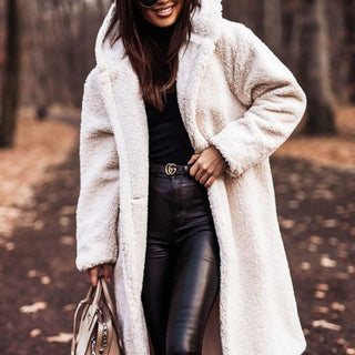 Cozy Hooded Longline Coat