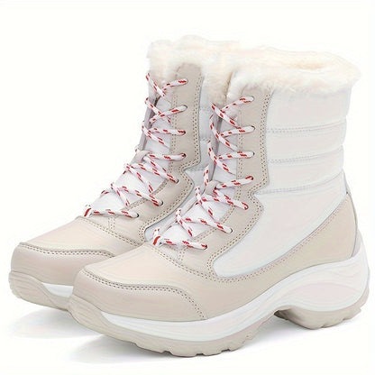 Women's Waterproof and Non-Slip Lined Winter Boots