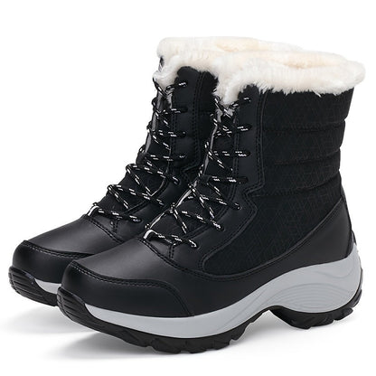 Women's Waterproof and Non-Slip Lined Winter Boots