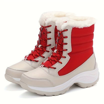 Women's Waterproof and Non-Slip Lined Winter Boots