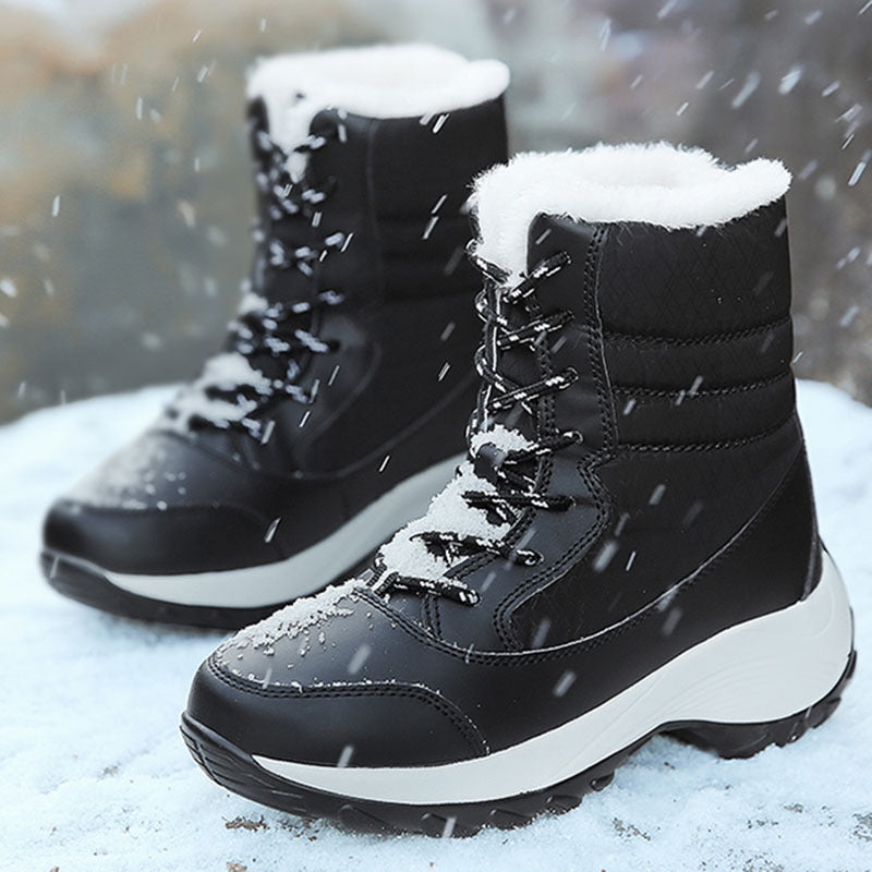 Women's Waterproof and Non-Slip Lined Winter Boots