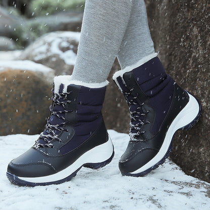 Women's Waterproof and Non-Slip Lined Winter Boots