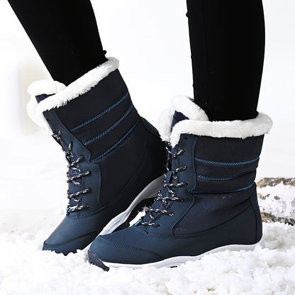 Women's Waterproof and Non-Slip Lined Winter Boots