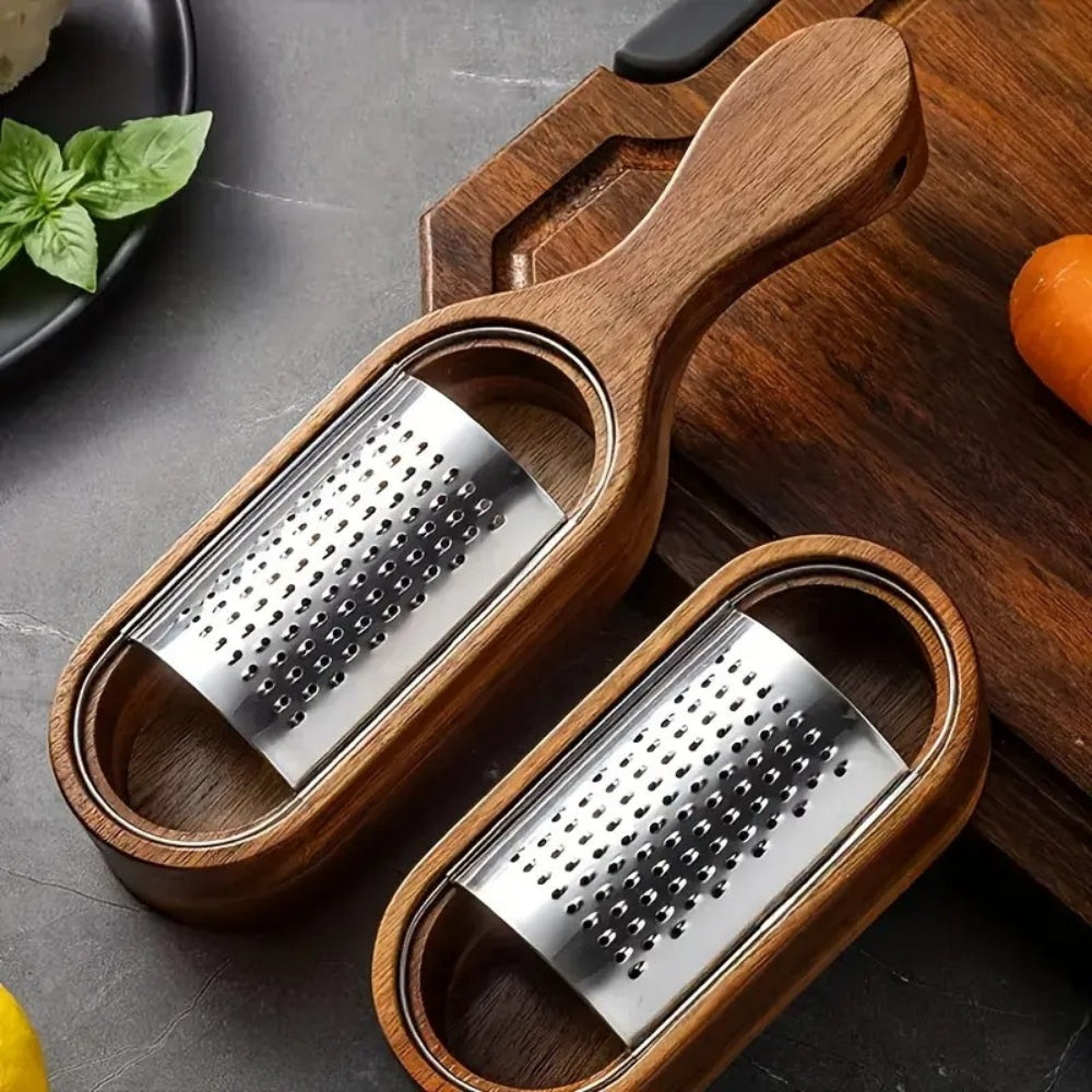 Cheese Grater with Wooden Handle