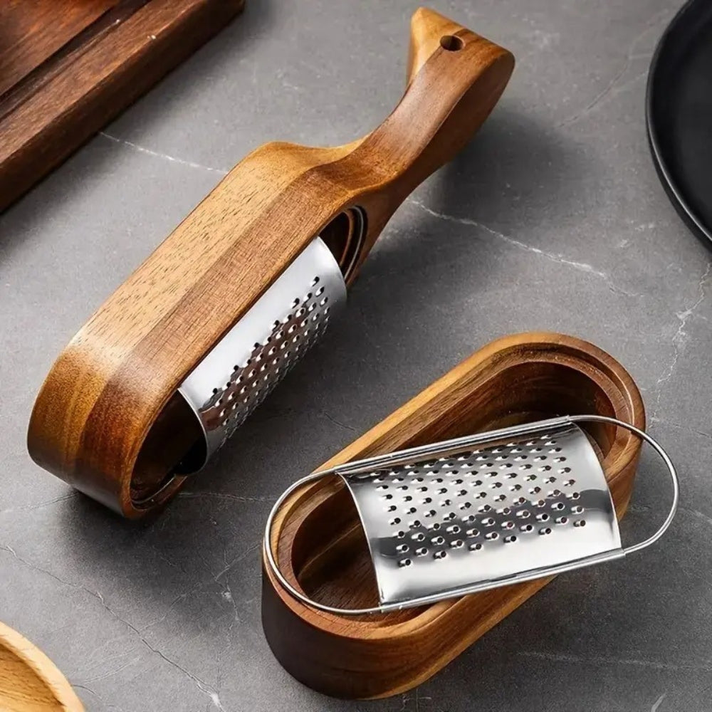 Cheese Grater with Wooden Handle
