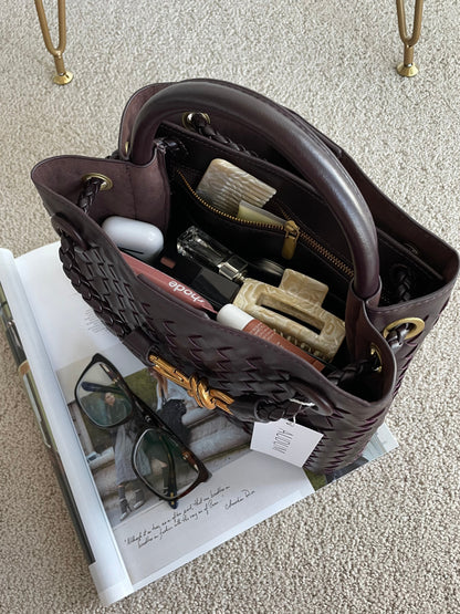 Woven Handbag Small – Compact and Elegant Braided Bag