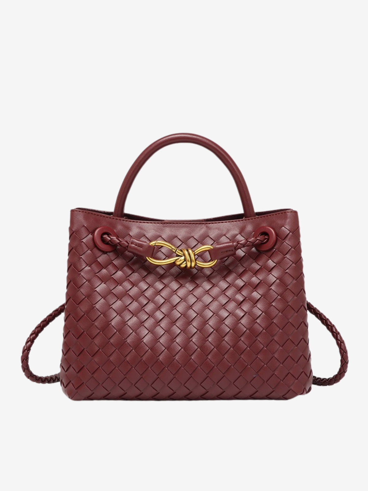 Woven Handbag Small – Compact and Elegant Braided Bag