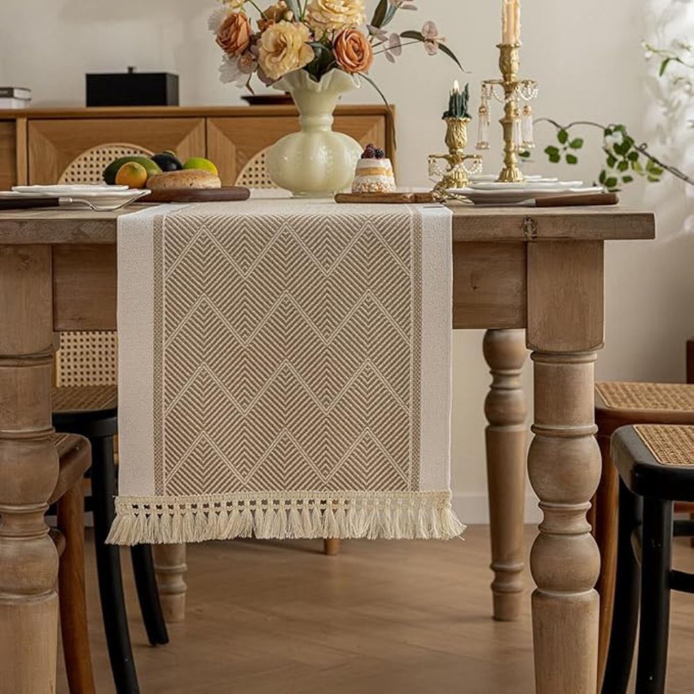 Diamond Weave Table Runner