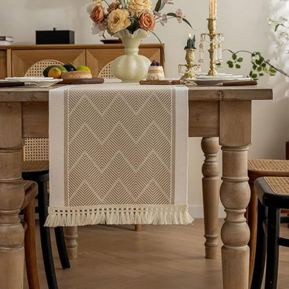 Diamond Weave Table Runner
